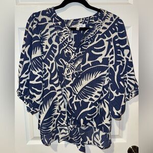 Rose & Olive Patterned Blouse